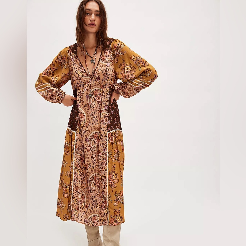 Spell Melody Midi Dress NWT